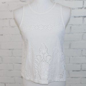 Express White Tank Top // Summer Top